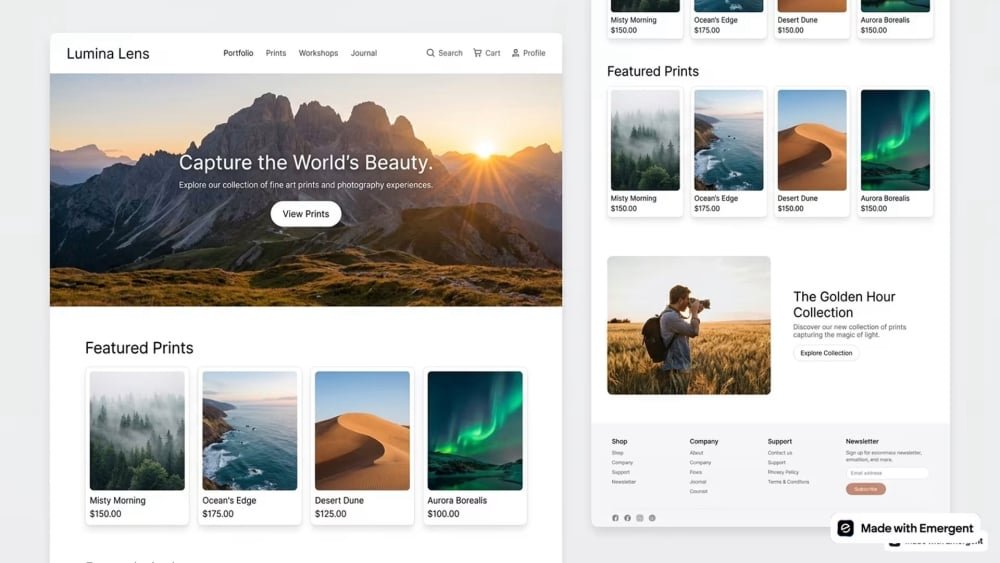 Photography Website